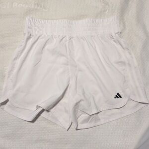 Adidas Women's White Sports Shorts